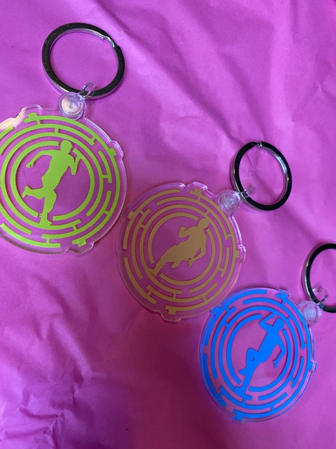 The Maze Runner Book/Film Trilogy Inspired Keyring