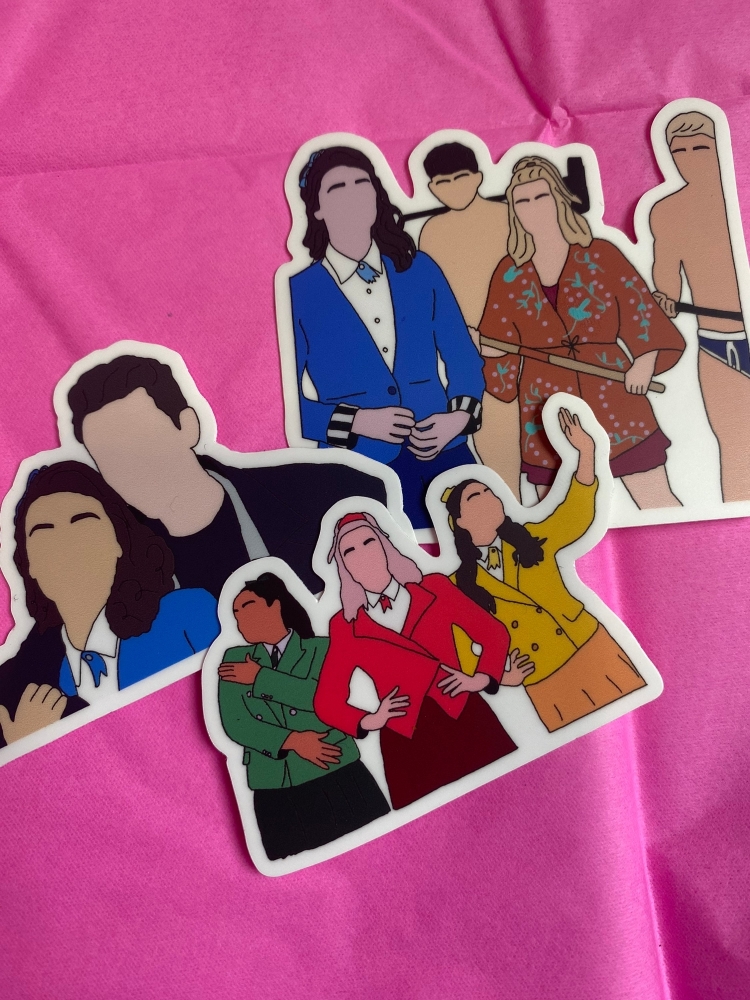 Heathers the Musical 22/23 off west end cast inspired waterproof STICKERS (3 to choose from)