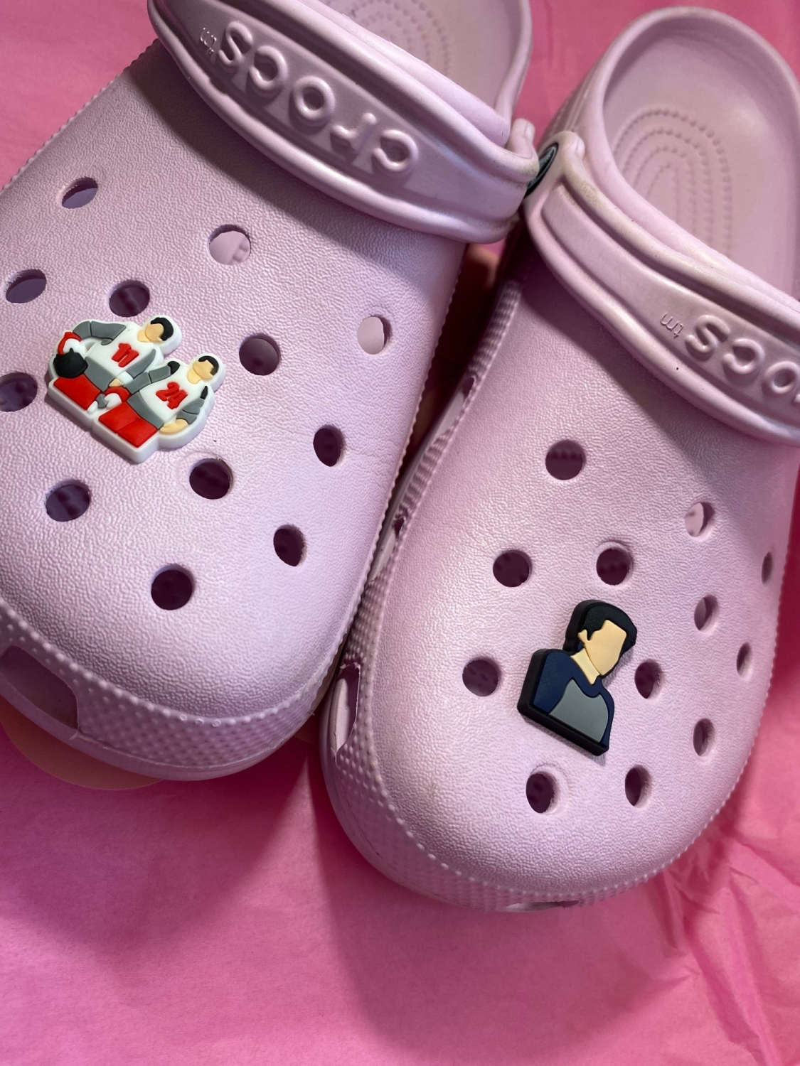 TEEN WOLF inspired Shoe Charms Jibbitz Choose between Scott and Stiles or Stiles Stilinski