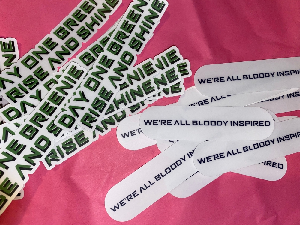 The Maze Runner Trilogy inspired Quote clear backed + waterproof stickers - 2 to choose from!