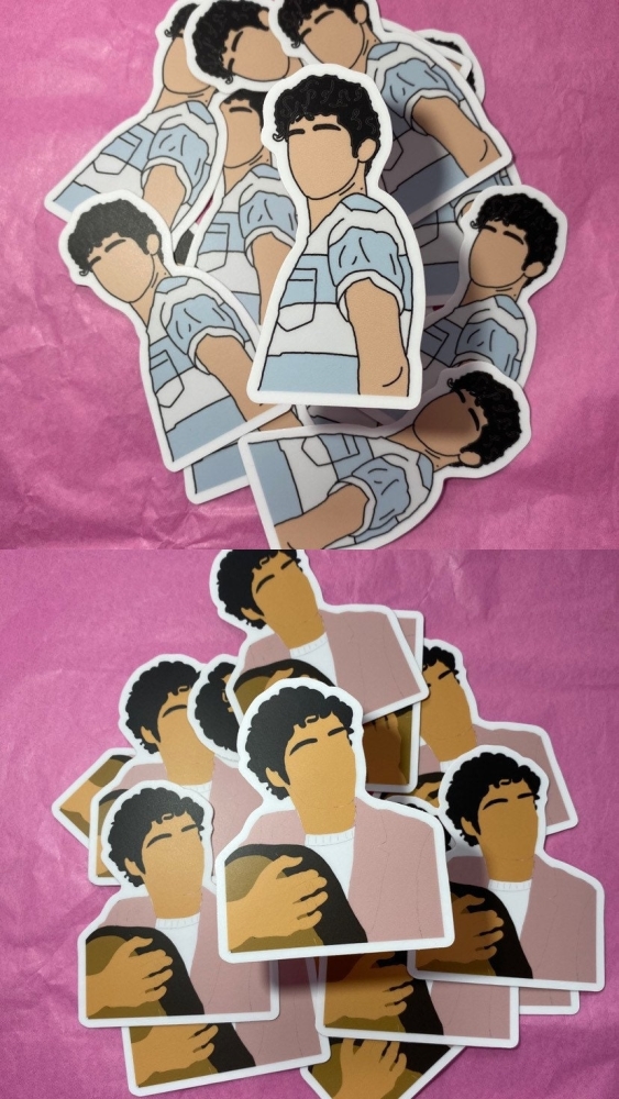 Joshua Bassett inspired WATERPROOF STICKERS