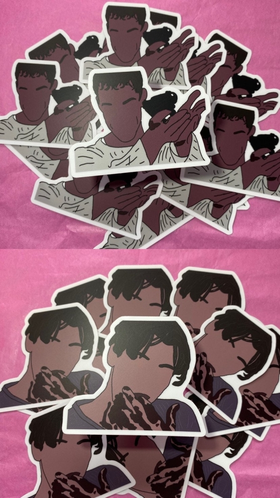 Billy Loomis and Stu Macher inspired SCREAM waterproof STICKER
