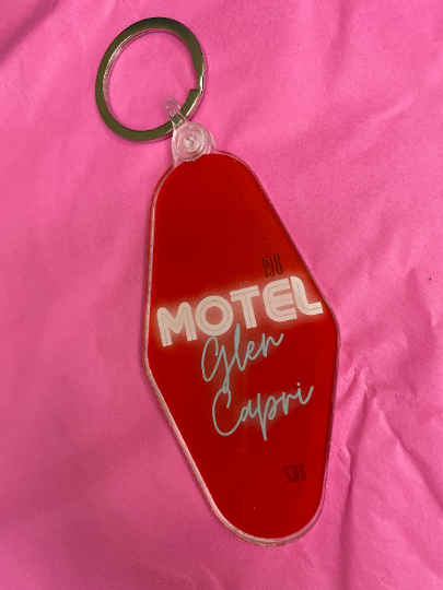 Teen Wolf Motel Keyring