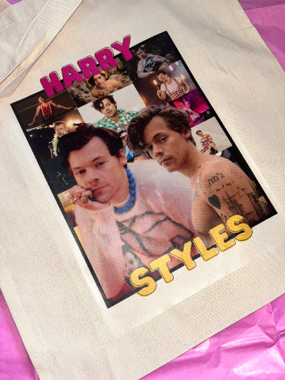 Harry Styles inspired Tote Bag