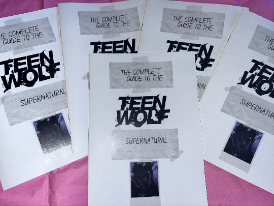 Teen Wolf Bestiary inspired fanmade Booklet (The Complete Guide to the Teen Wolf Supernatural)