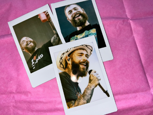 Post Malone inspired Mini Picture Prints (3 in a pack)