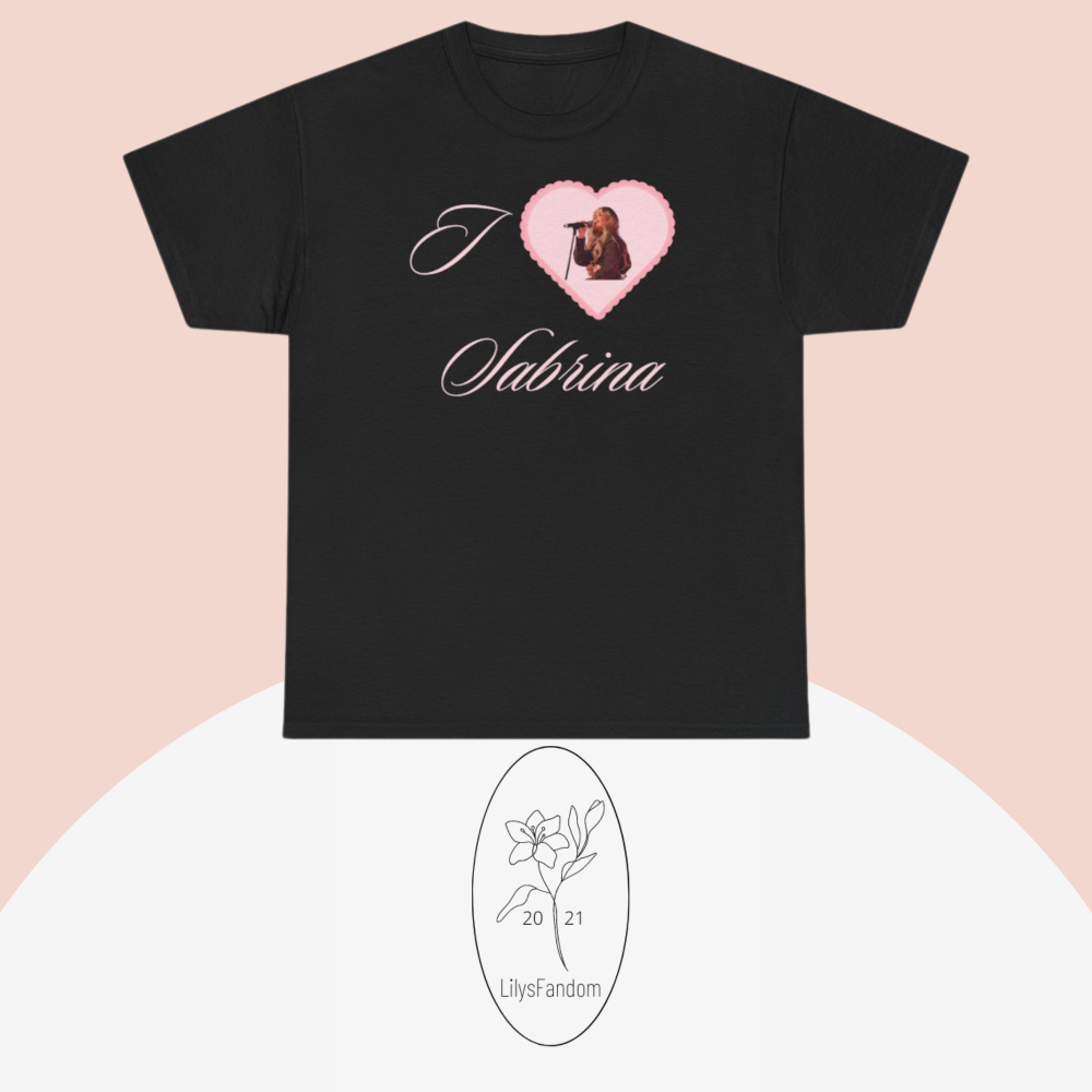 I heart Sabrina - Sabrina Carpenter inspired T-Shirt