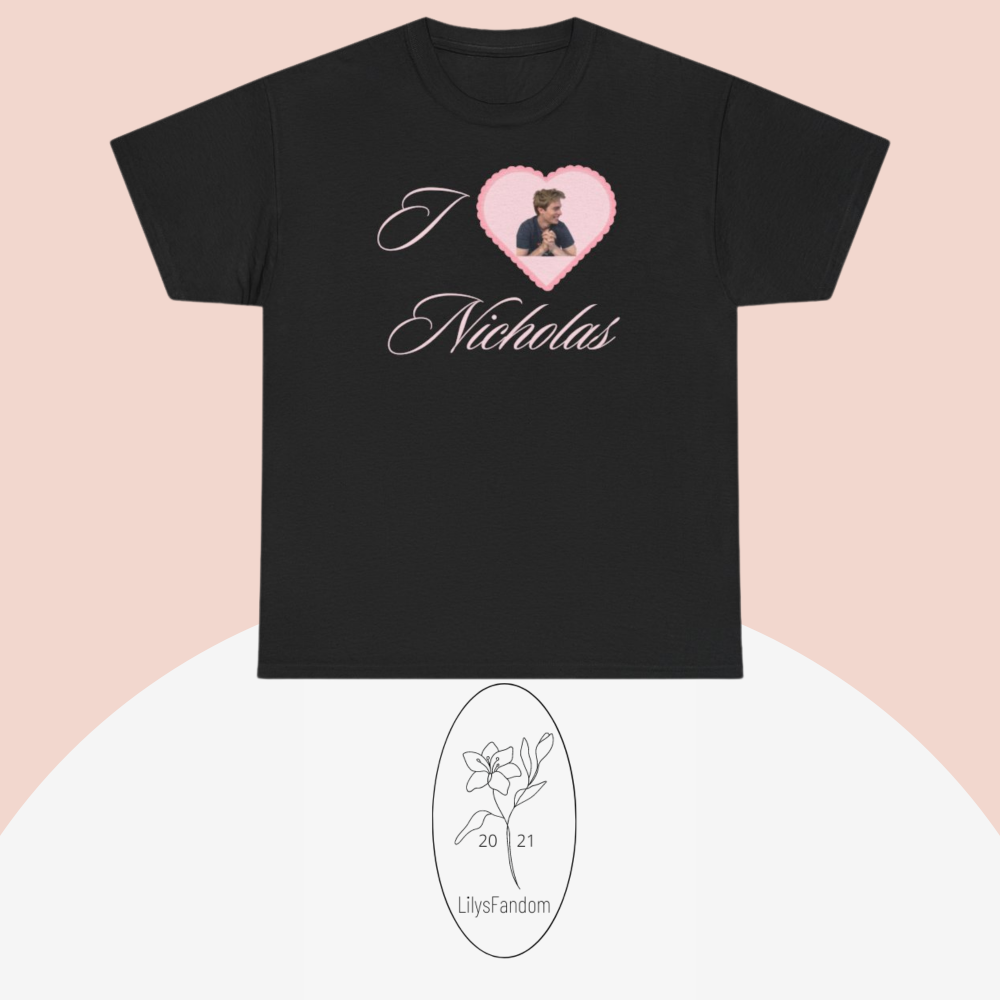 I heart Nicholas - Nicholas Galitzine inspired T-Shirt