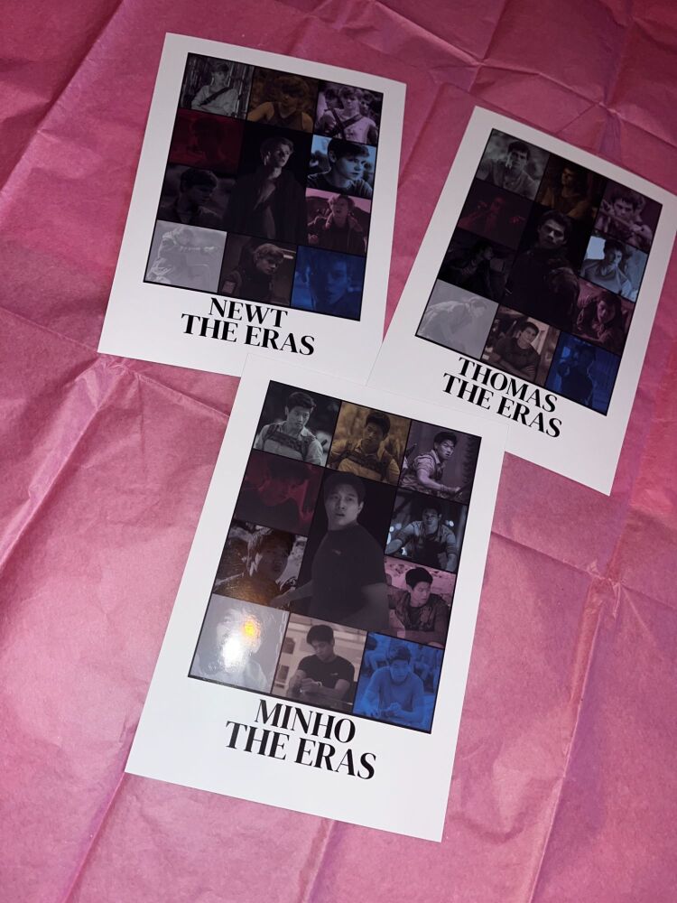 The Maze Runner Trilogy inspired characters in their eras POSTERS