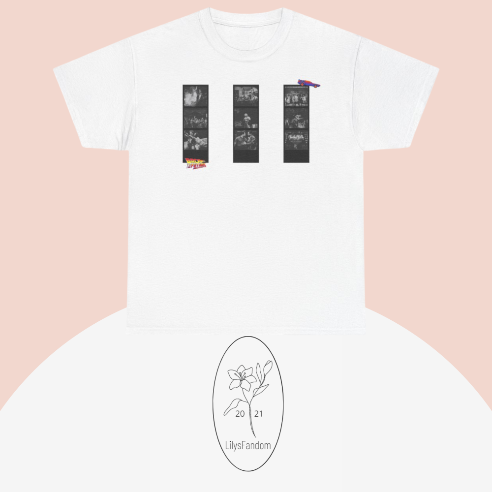 Back to the Future Musical (West End 2024/2025 Cast) Photobooth inspired T-Shirt (2 Colours Available)