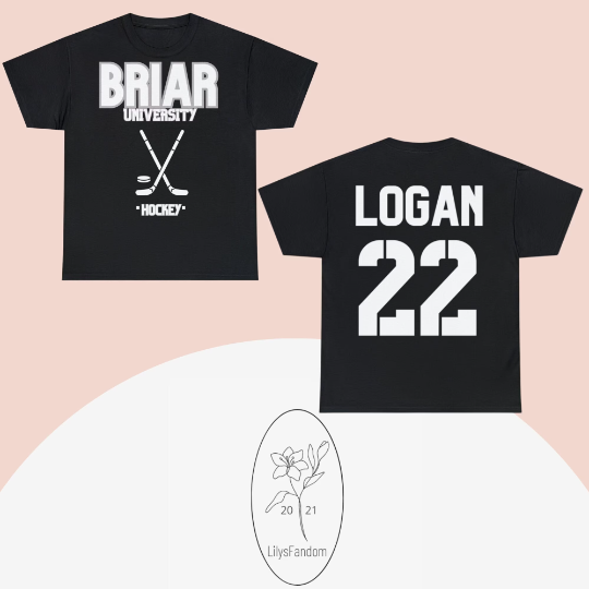 Off Campus John Logan inspired Hockey T-Shirt (Available in Black and Blue)