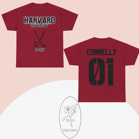 Briar U Jake Connelly inspired Hockey T-Shirt (Available in Red and White)