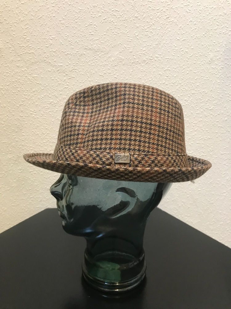 Bailey of Hollywood Brown Check Trilby