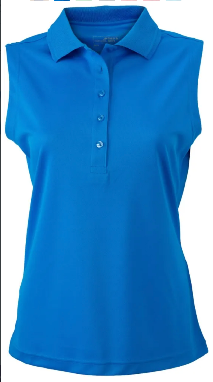 Sleeveless Ladies Polo Shirt