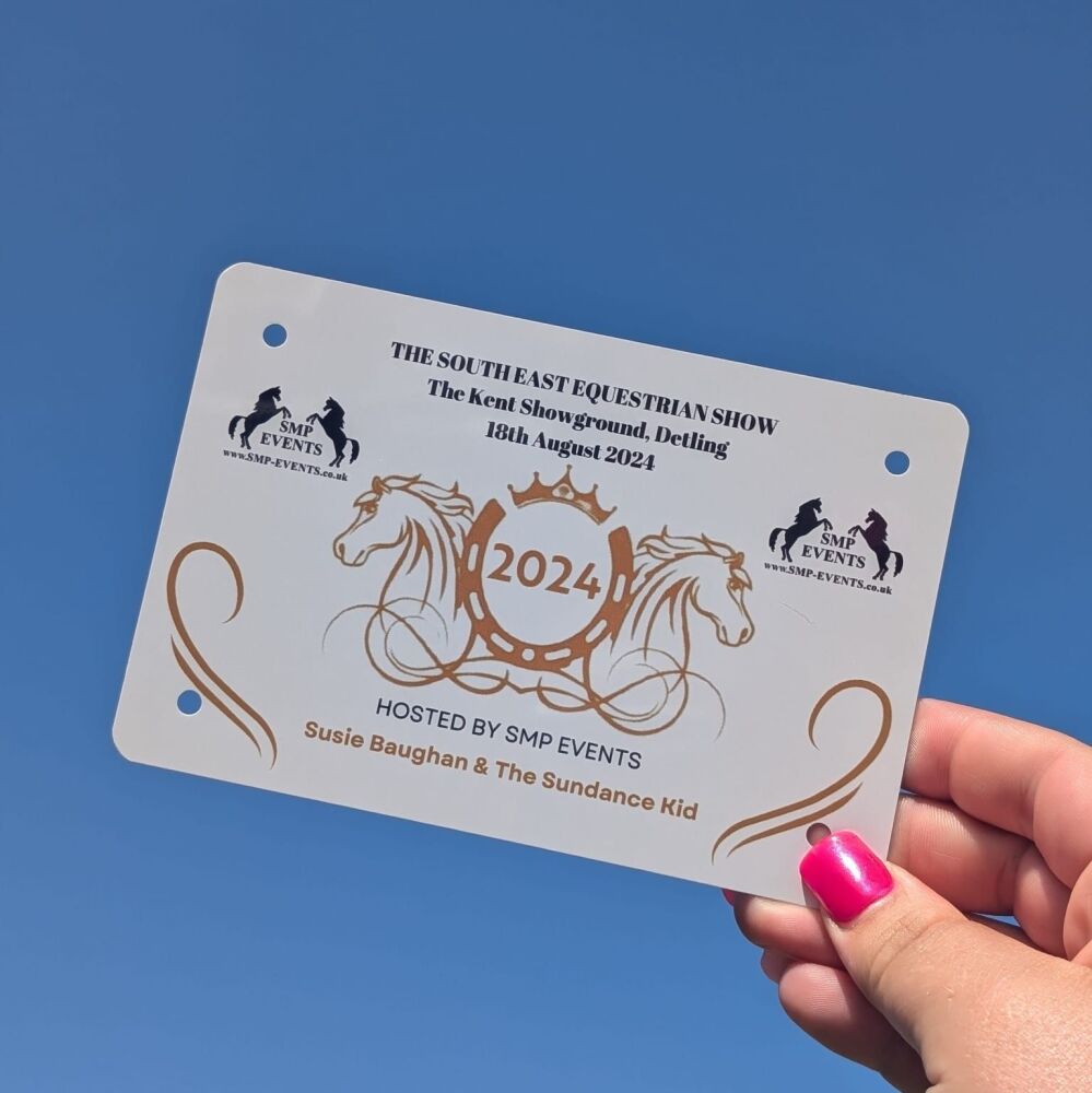 The Southeast Equestrian Show - Metal Stable Plaque