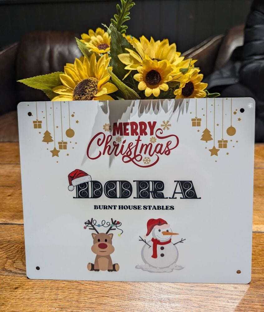 Christmas Name Plaque