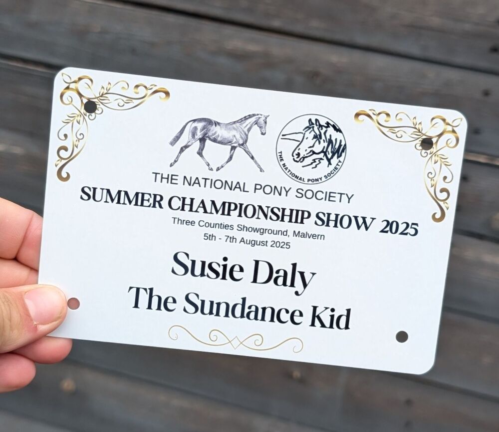 TNPS - Summer Championships Show 2025 - PRE-ORDER