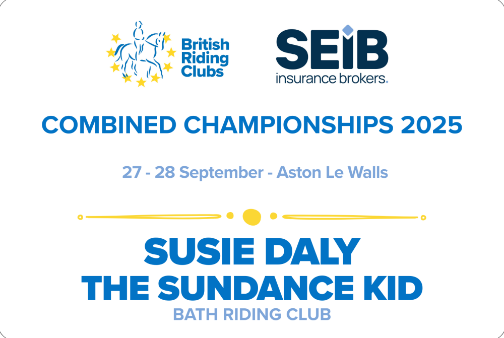 1. PRE-ORDER BRC SEIB COMBINED CHAMPIONSHIPS 27-28 SEP 2025 - Metal Stable Plaque