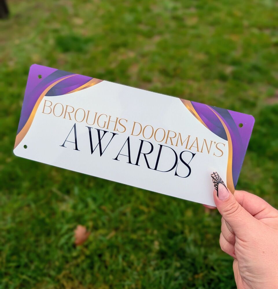 Fancy Edged - Personalised Stable Plaque Hanger