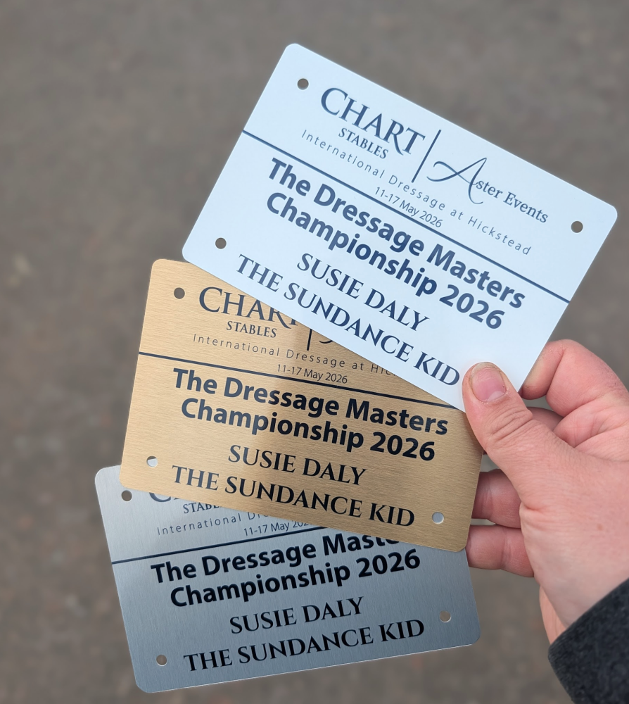 International Dressage at Hickstead - Personalised Plaque