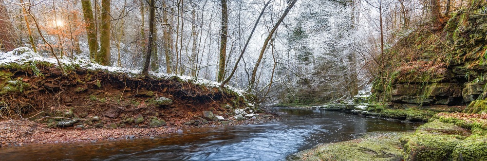 Gelt River Winter Snow