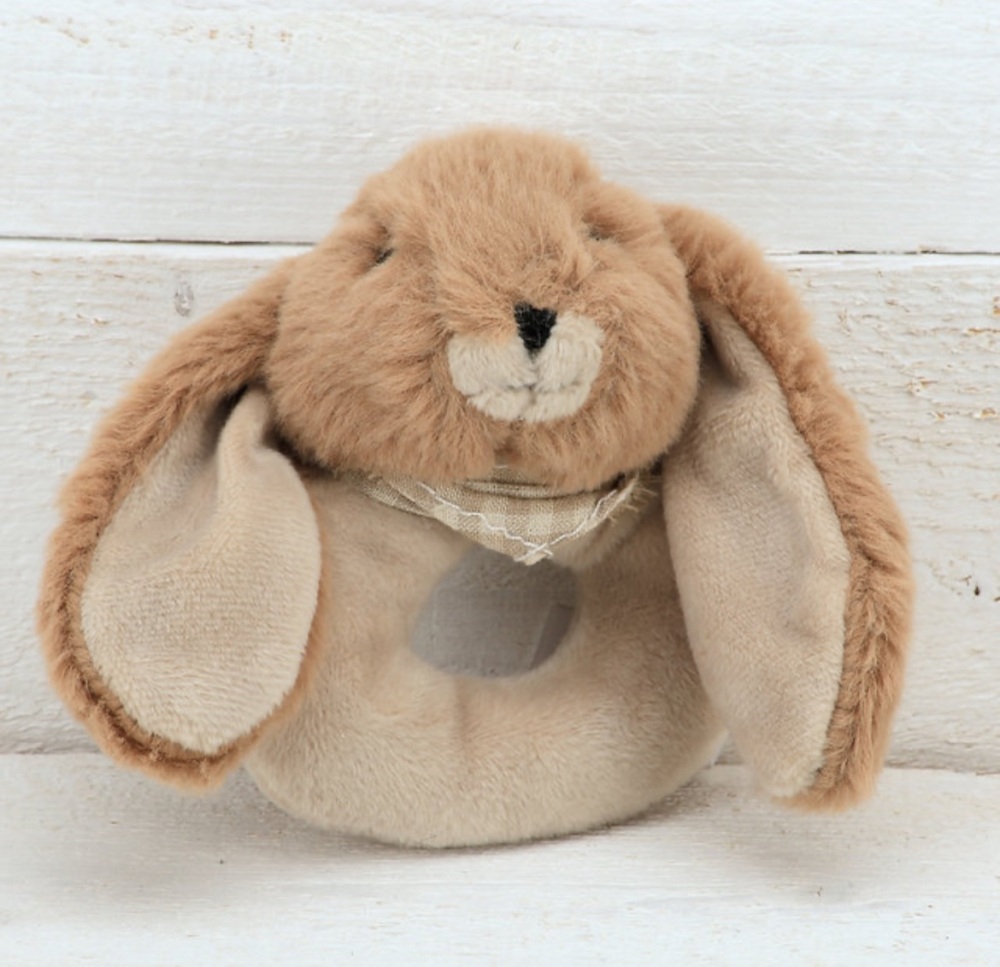 BABY RATTLE | Brown bunny