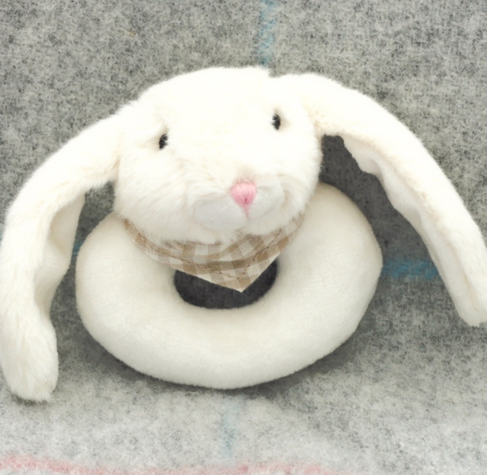 BABY RATTLE | Cream bunny
