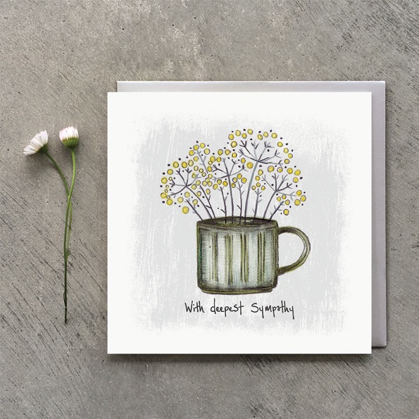 GREETINGS CARD | Sympathy |  With deepest sympathy