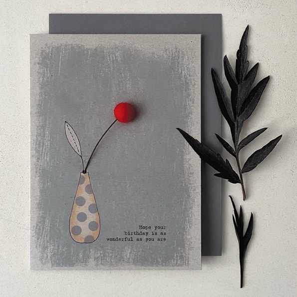 GREETINGS CARD | Birthday | Pom Pom Hope your birthday is as wonderful as y