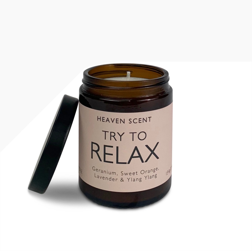 CANDLE | Pharmacy Jar |  Try To Relax