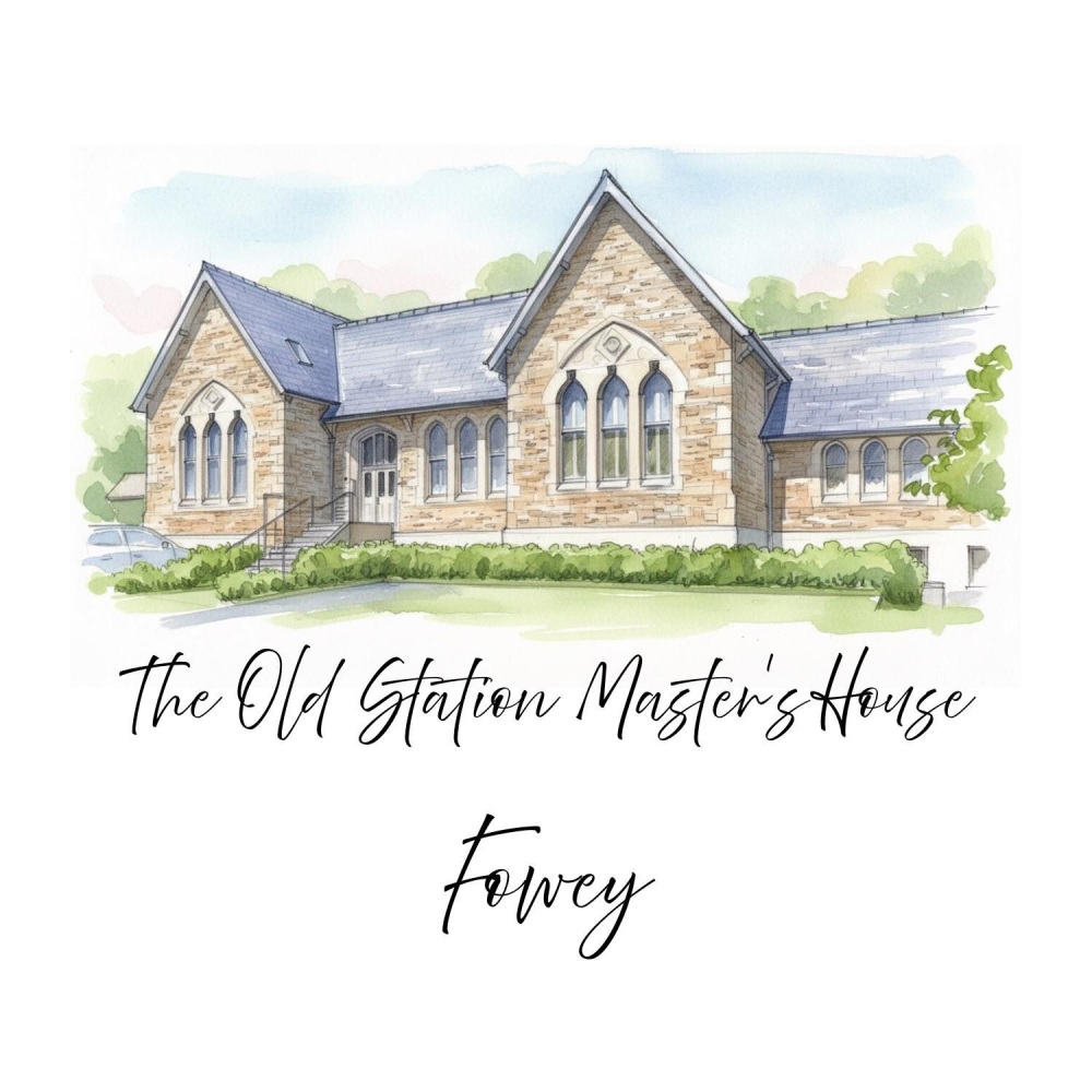 POSTCARD | FOWEY | THE OLD STATION MASTER&rdquo;S HOUSE x 15