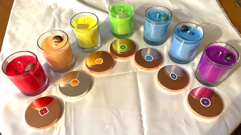 Reiki Crystal Charged Energy Candles