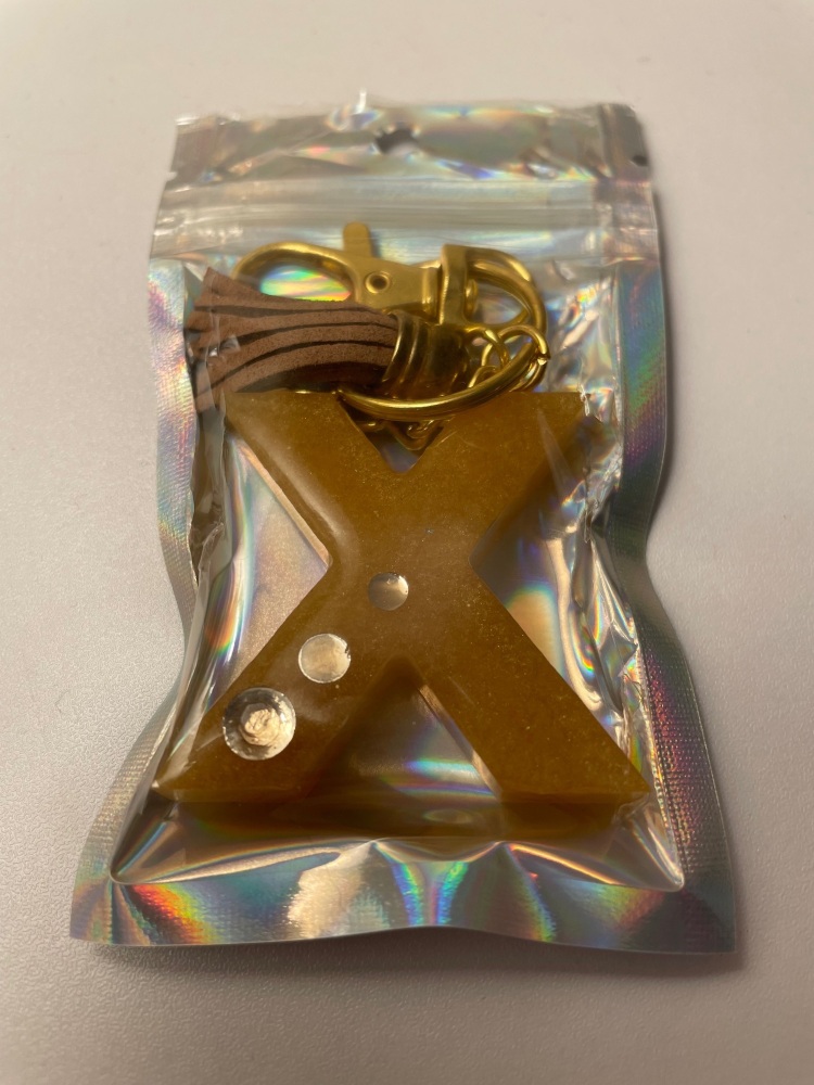 Letter ‘X’ with Tassel charm (removable)