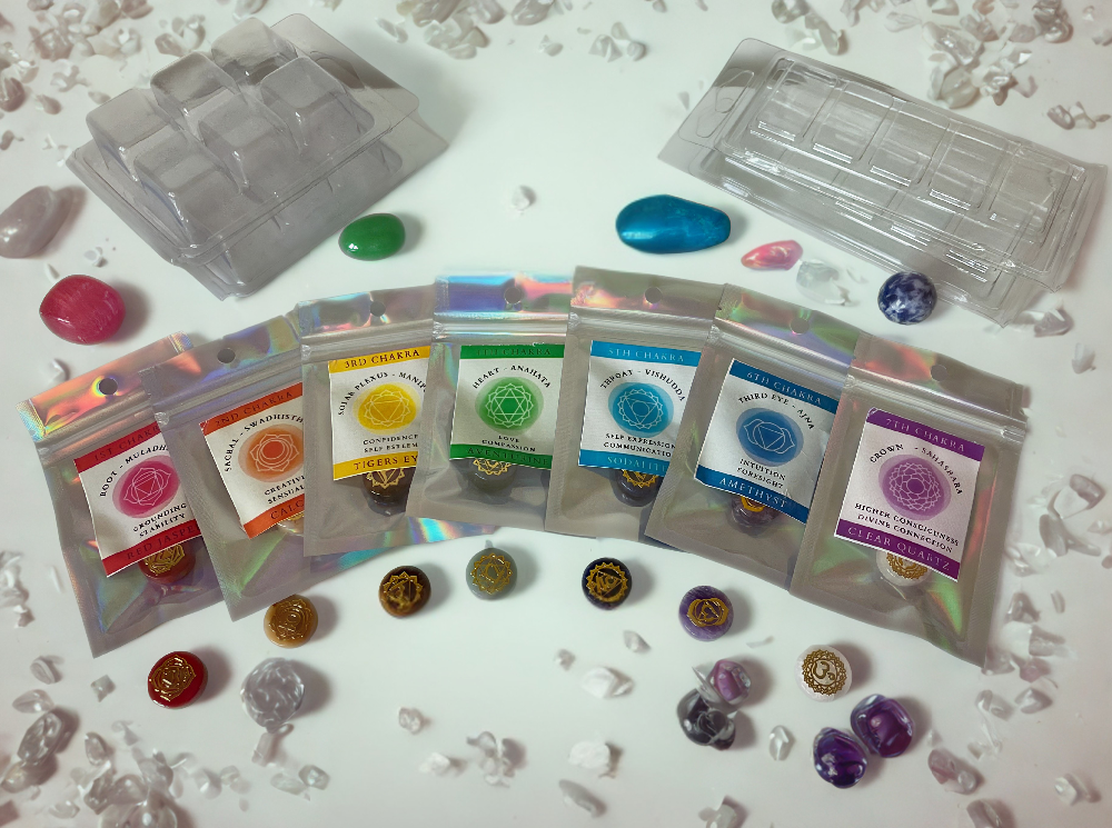 Reiki Wax Melts with Crystal