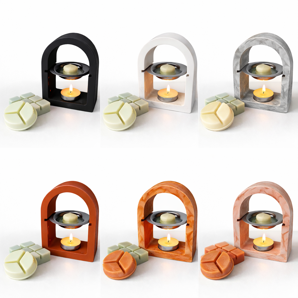 Handmade Arch Jesmonite Wax Melt Warmer