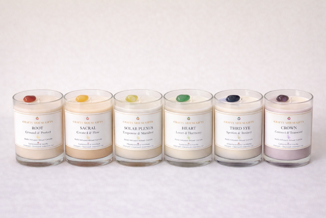 Reiki Crystal Candles