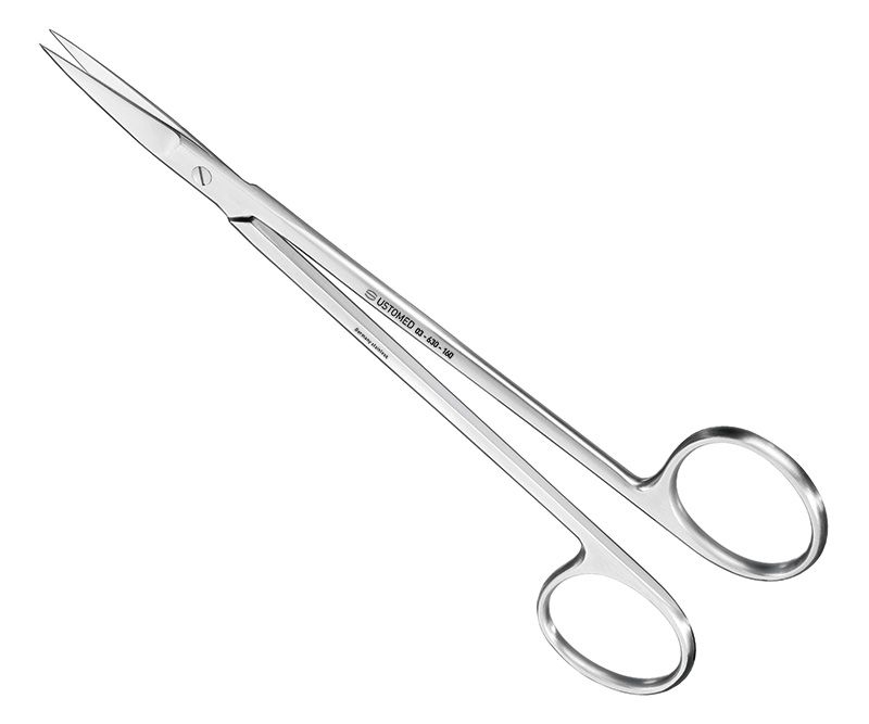 KELLY, suture-/gum scissors, 16 cm, str. - 03-630-160