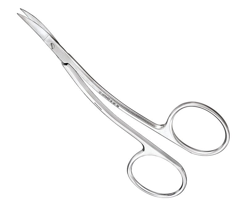 LA GRANGE, suture-/gum scissors, 10, 5 cm - 03-401-105