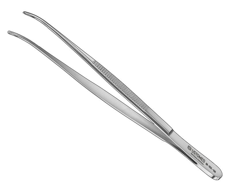 Dissecting forceps, 16 cm, cvd., delicate - 08-033-160