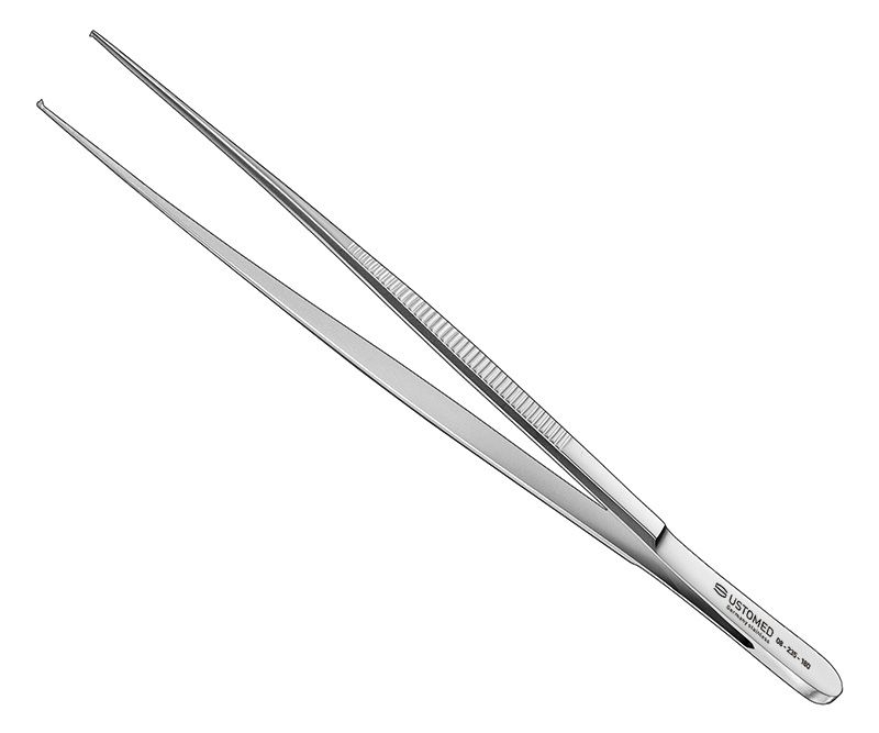 Tissue forceps, 18cm, str., 1x2 t., v.delic. - 08-235-180