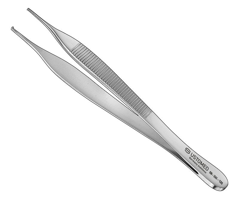 ADSON, tissue forceps, 12 cm, 1 x 2 teeth - 08-261-120