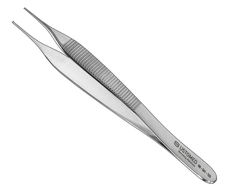 ADSON, tissue forceps, 12 cm, 1x2 t., delic. - 08-261-122