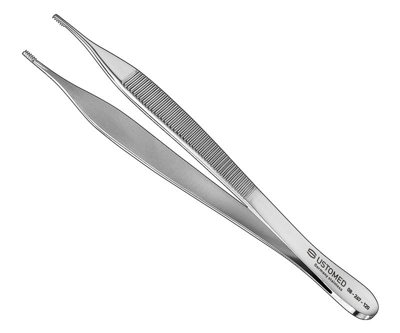 ADSON-BROWN, tiss.forceps, 12cm, 7x7 teeth - 08-267-120