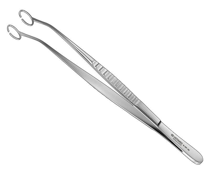 PONTE, Bone-Block holding forceps, 16cm, - 10-877-160