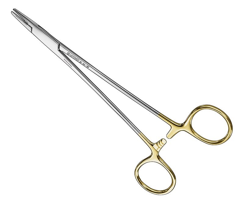 CRILE-WOOD, needle holder, 18 cm, TC - 20-164-180