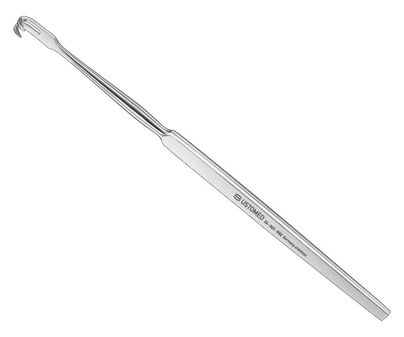 Fine retractor, 16 cm, 2 prongs, sharp - 24-021-002