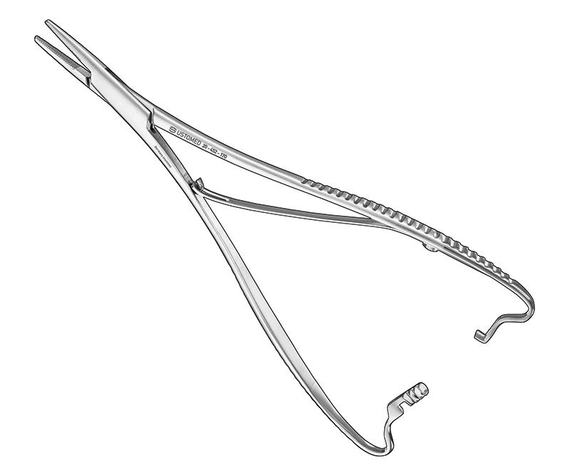 MATHIEU, modif., needle holder, 17 cm, TC - 20-452-170