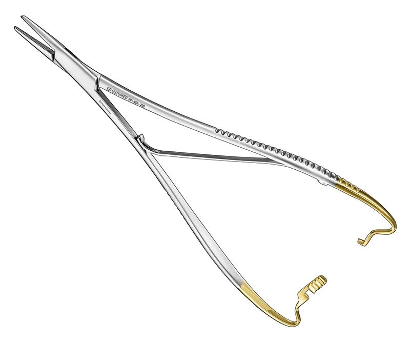 MATHIEU, modif., needle holder, 20 cm, TC - 20-452-200