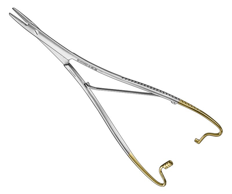 HÖSEL, needle holder, 20 cm, TC - 20-480-200