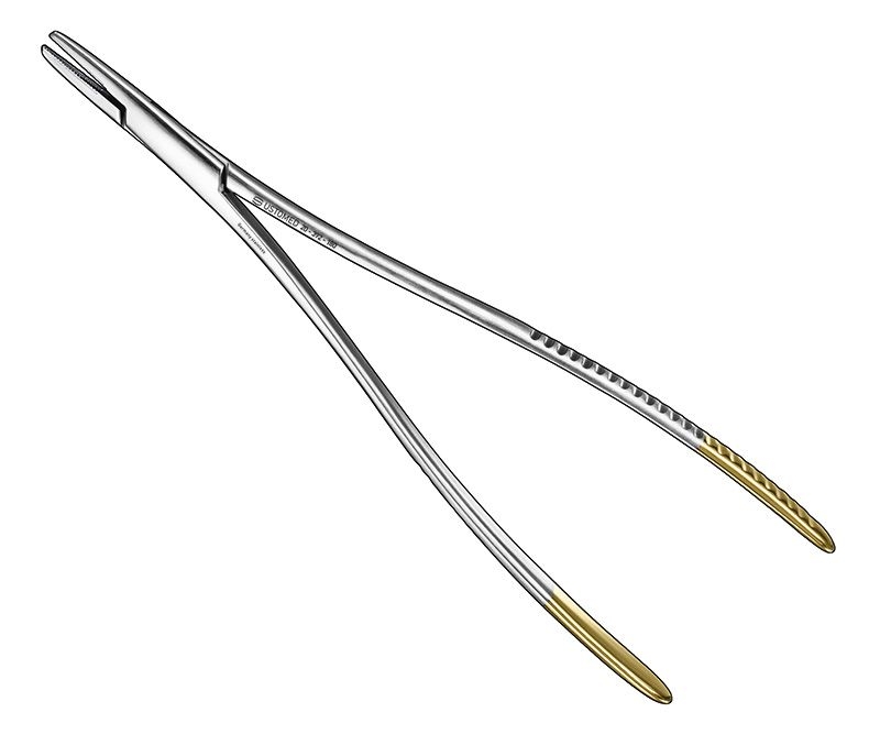 LANGENBECK, needle holder, 18 cm, TC - 20-392-180